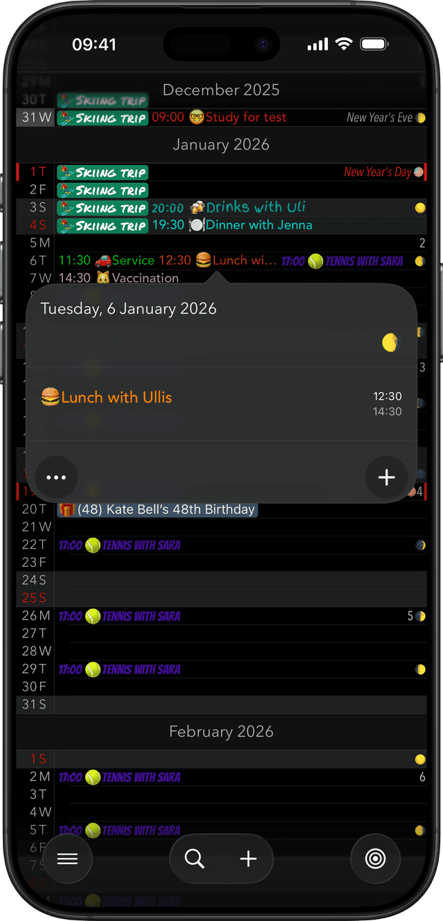 Calendar+ app